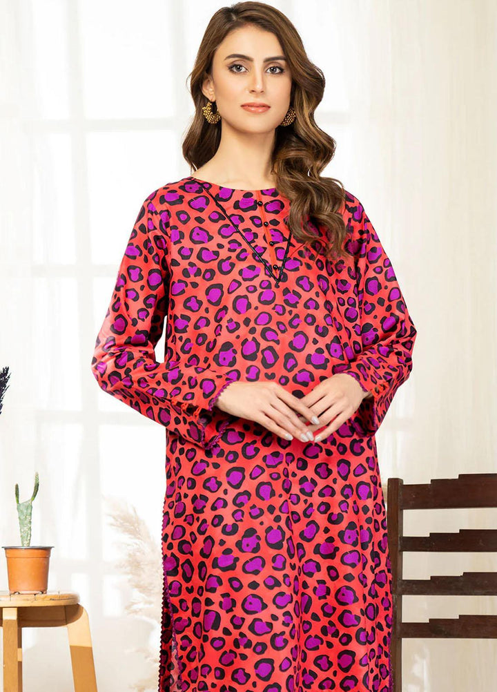 Safwa Printed Lawn Suits Unstitched 2 Piece SW23O OR-06 - Summer Collection