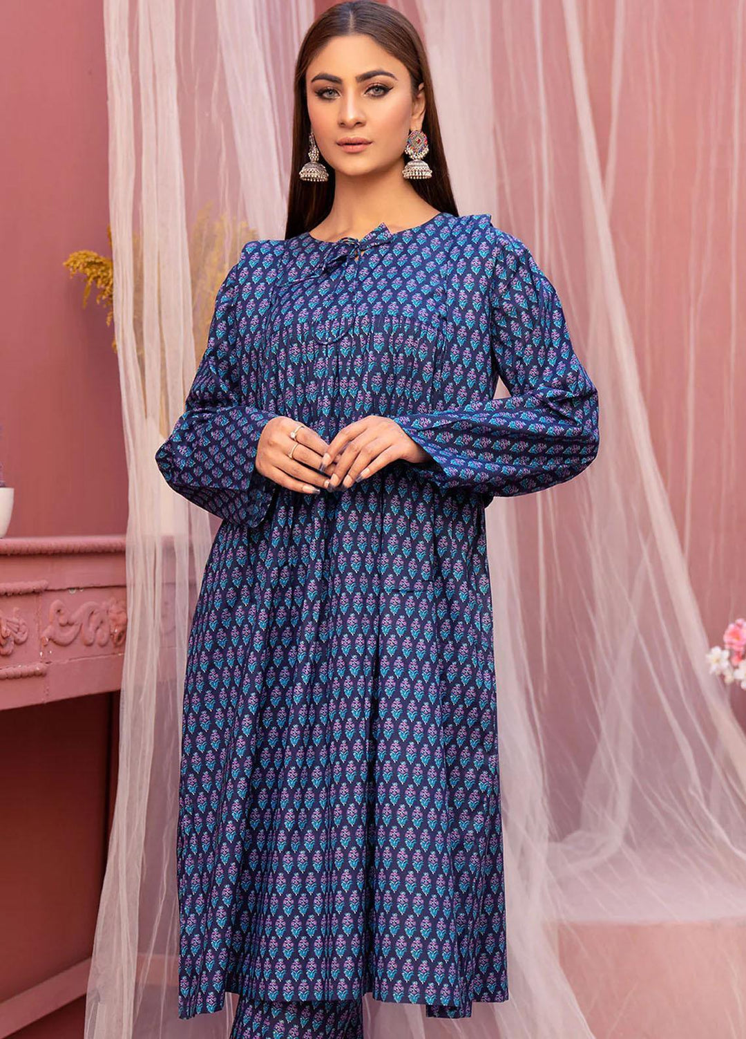 Safwa Printed Lawn Suits Unstitched 2 Piece SW23O OR-17 - Summer Collection