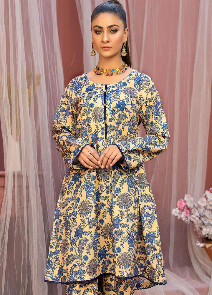 Safwa Printed Lawn Suits Unstitched 2 Piece SW23O OR-20 - Summer Collection