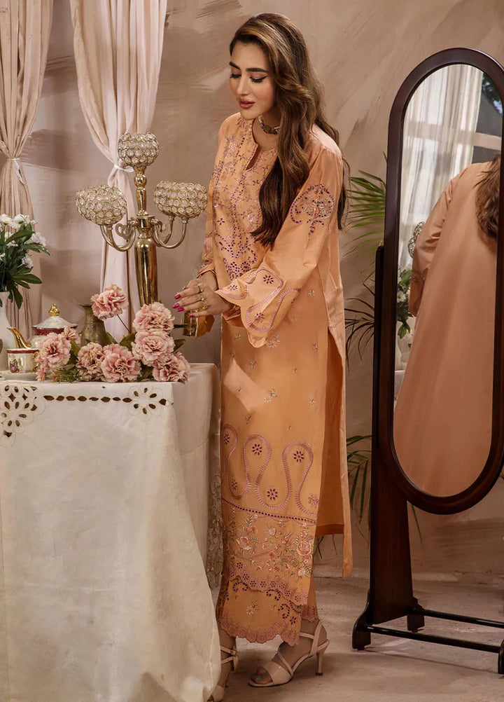 Safwa Pret Embroidered Lawn 2 Piece Suit D-03