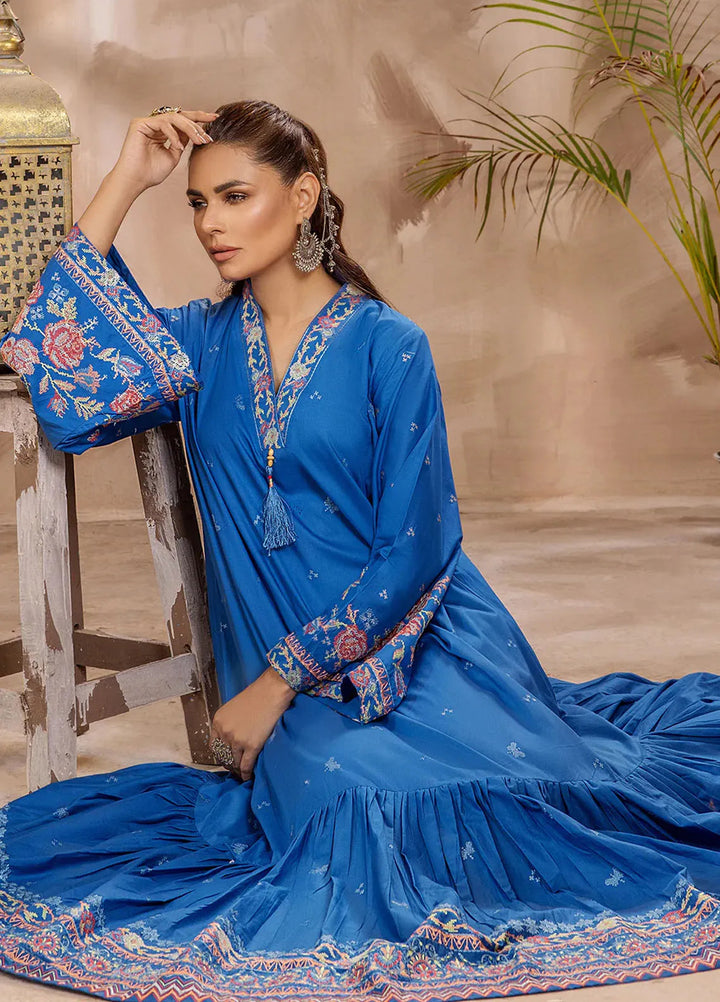 Safwa Pret Embroidered Lawn 2 Piece Suit D-04