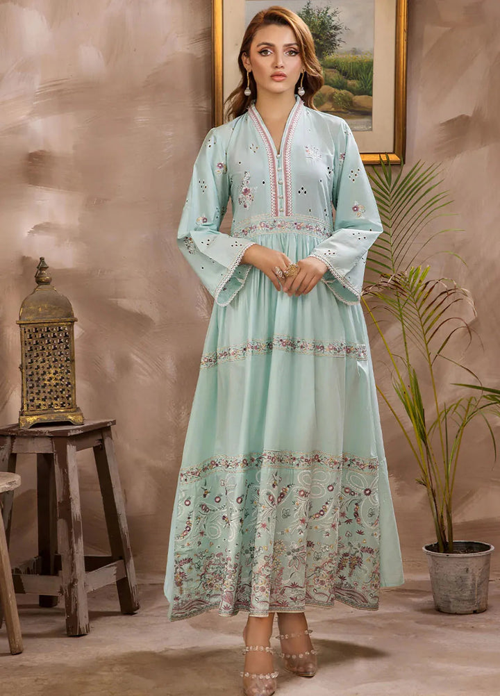 Safwa Pret Embroidered Lawn 2 Piece Suit D-06