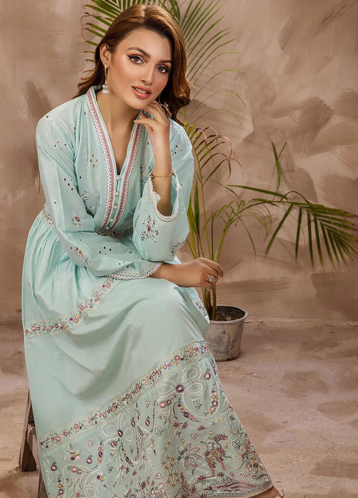 Safwa Pret Embroidered Lawn 2 Piece Suit D-06