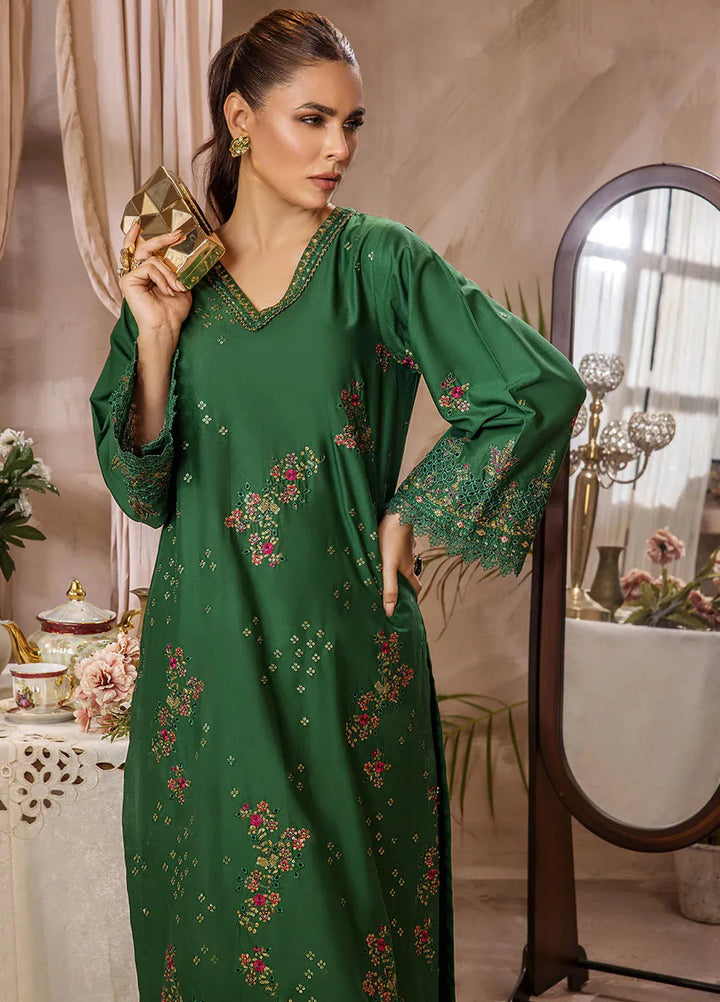 Safwa Pret Embroidered Lawn 2 Piece Suit D-07