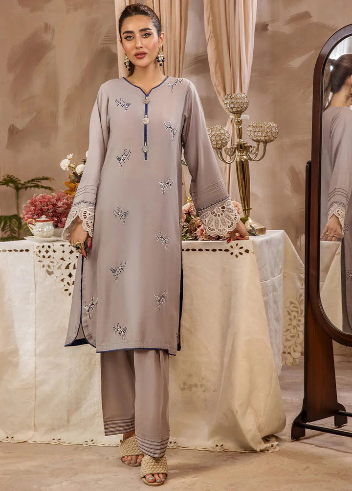 Safwa Pret Embroidered Lawn 2 Piece Suit D-11