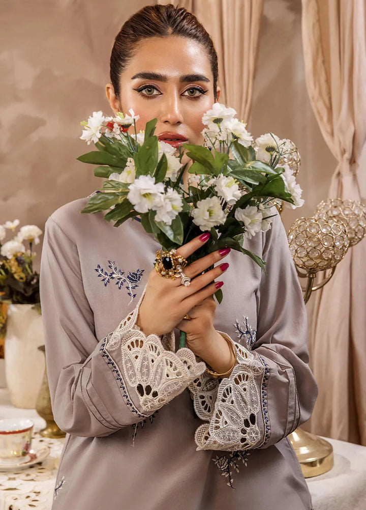 Safwa Pret Embroidered Lawn 2 Piece Suit D-11