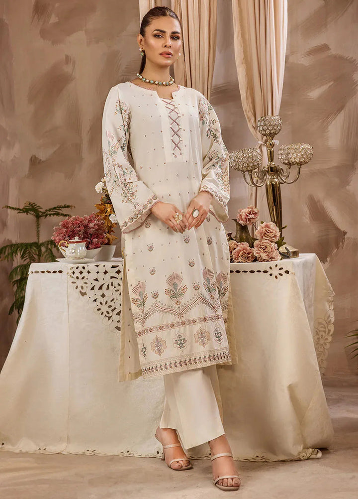 Safwa Pret Embroidered Lawn 2 Piece Suit D-12