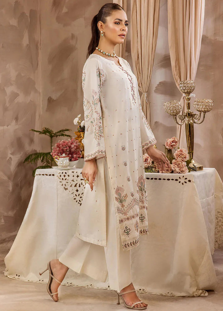 Safwa Pret Embroidered Lawn 2 Piece Suit D-12