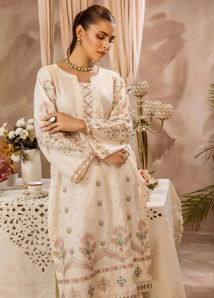 Safwa Pret Embroidered Lawn 2 Piece Suit D-12