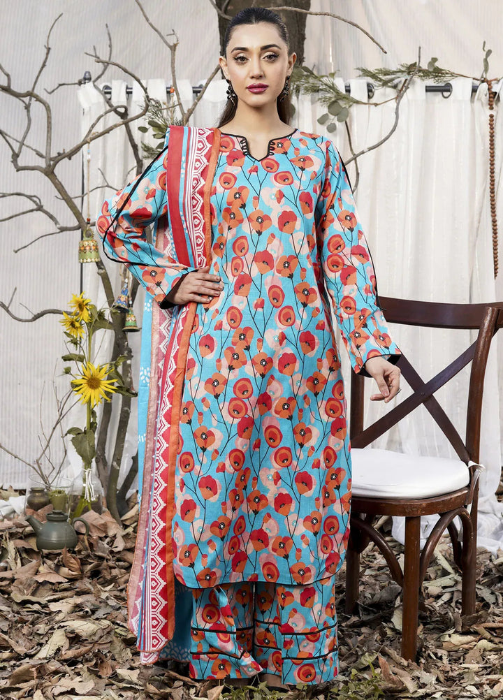 Safwa Pret Printed Lawn 3 Piece Suit P000515