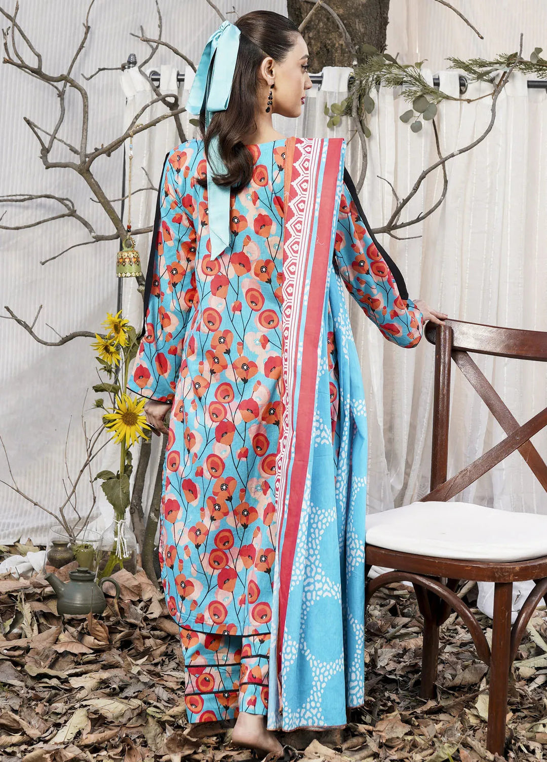 Safwa Pret Printed Lawn 3 Piece Suit P000515