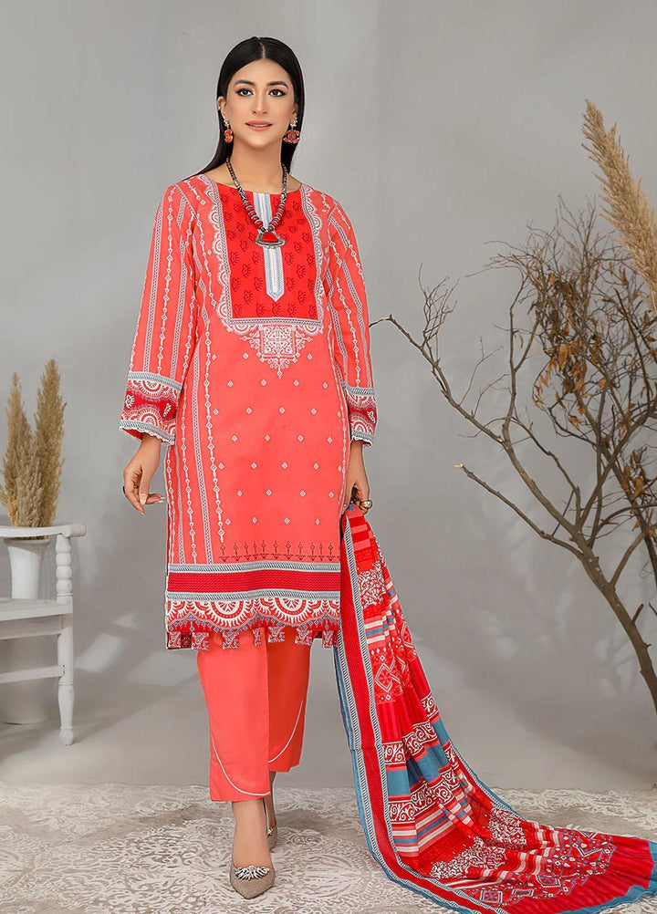 Safwa Printed Lawn Suits Unstitched 3 Piece SW23SP SSP-02 - Summer Collection