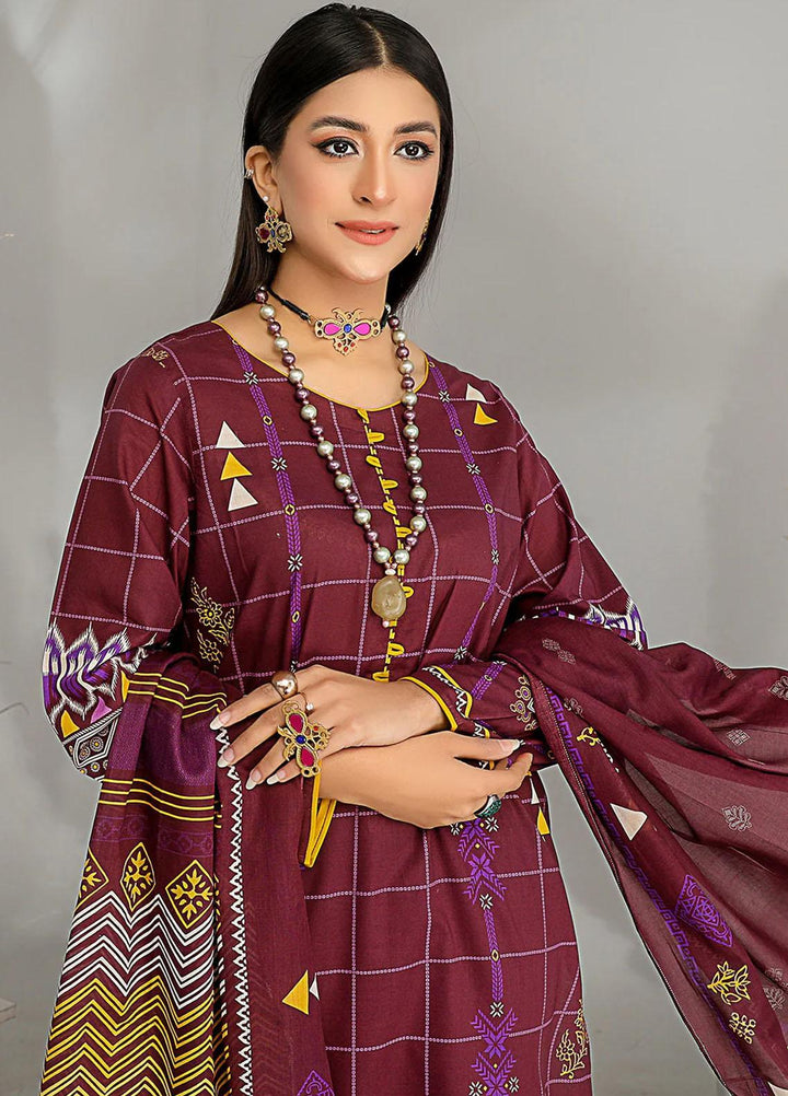 Safwa Printed Lawn Suits Unstitched 3 Piece SW23SP SSP-04 - Summer Collection