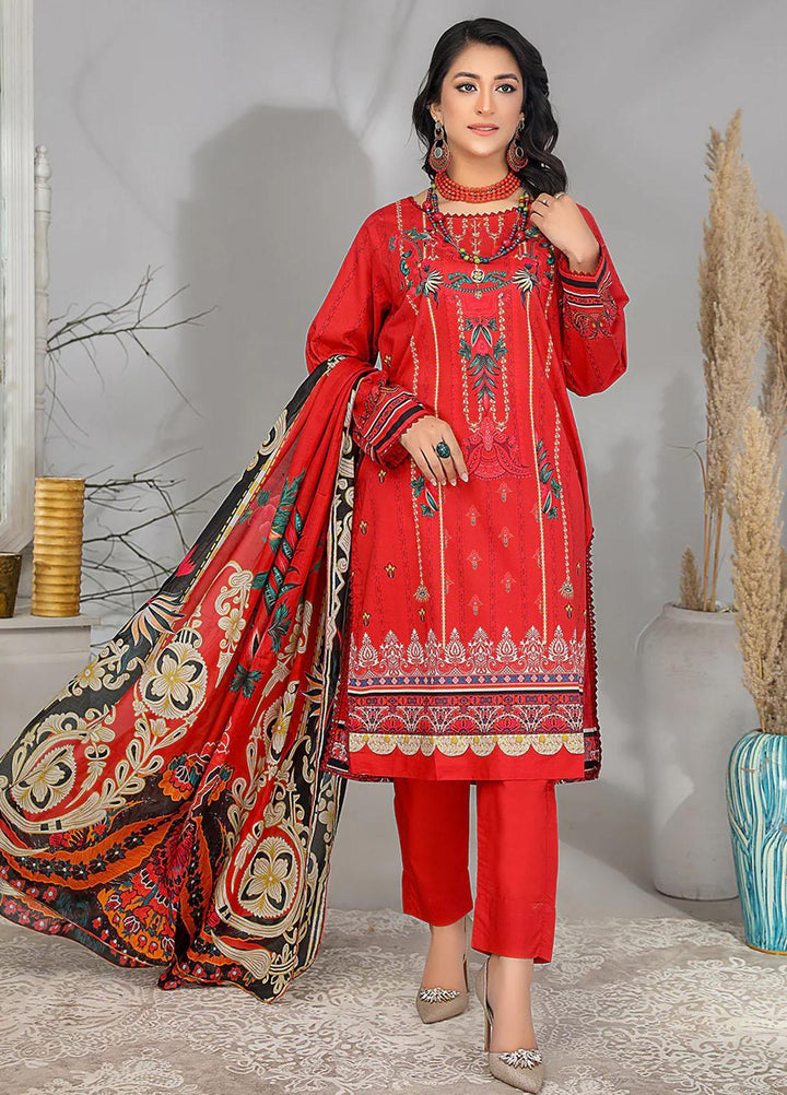 Safwa Printed Lawn Suits Unstitched 3 Piece SW23SP SSP-05 - Summer Collection