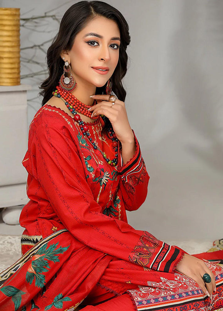 Safwa Printed Lawn Suits Unstitched 3 Piece SW23SP SSP-05 - Summer Collection