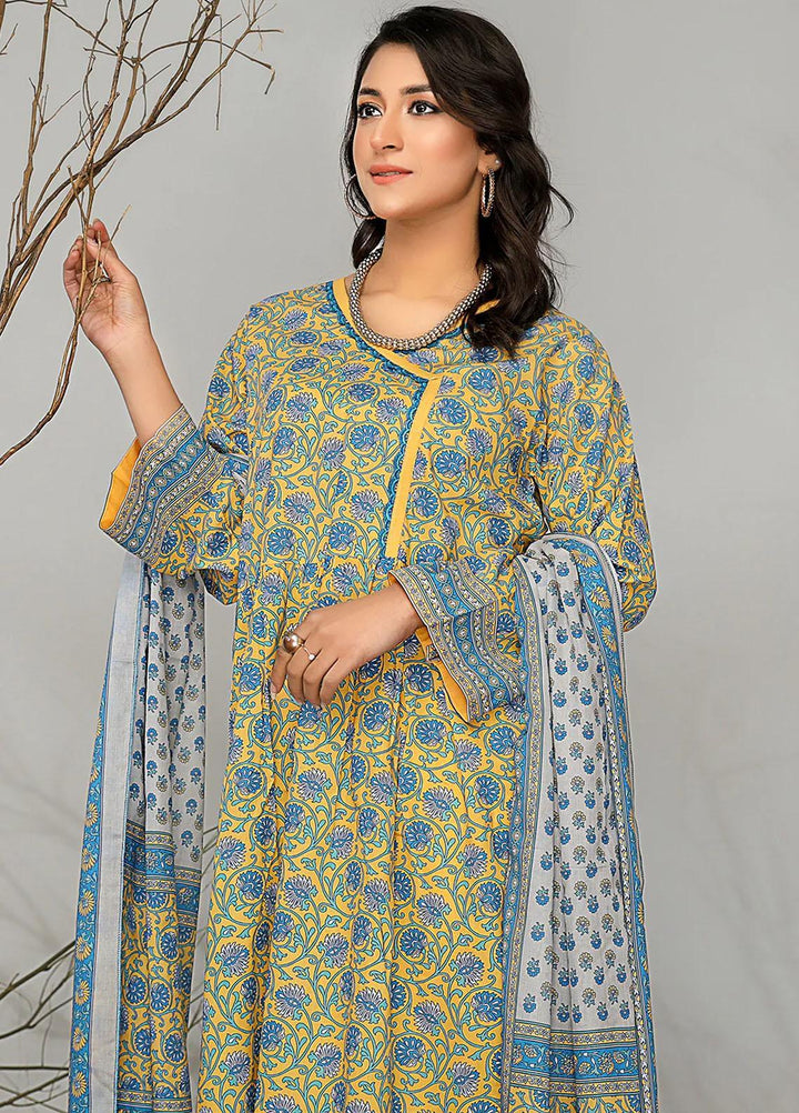 Safwa Printed Lawn Suits Unstitched 3 Piece SW23SP SSP-08 - Summer Collection