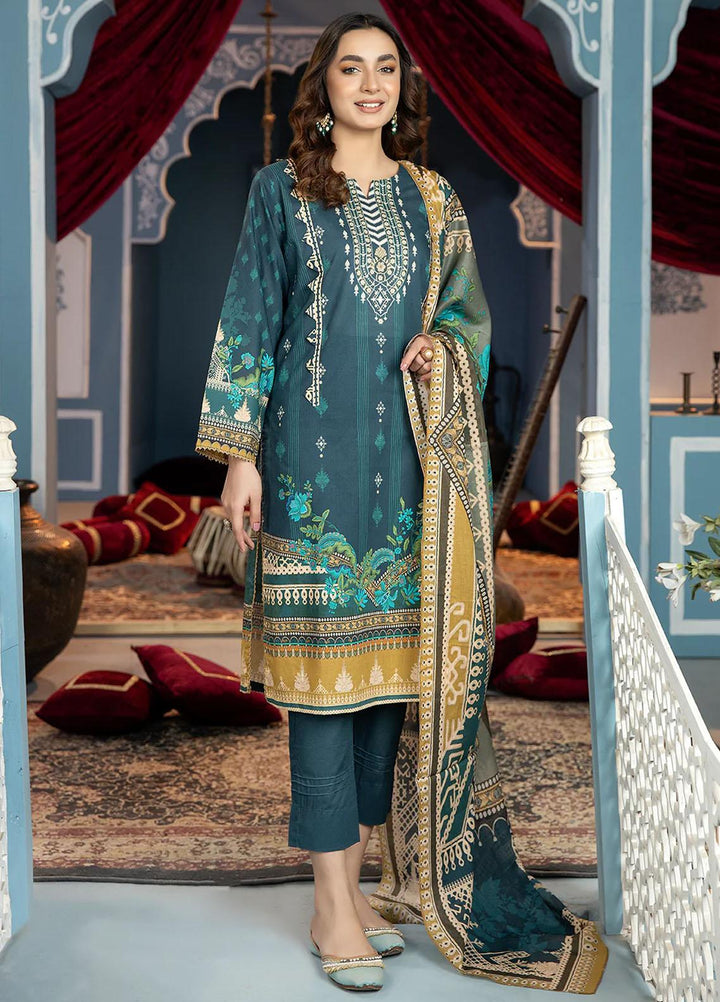 Safwa Printed Lawn Suits Unstitched 3 Piece SW23SP SSP-11 - Summer Collection