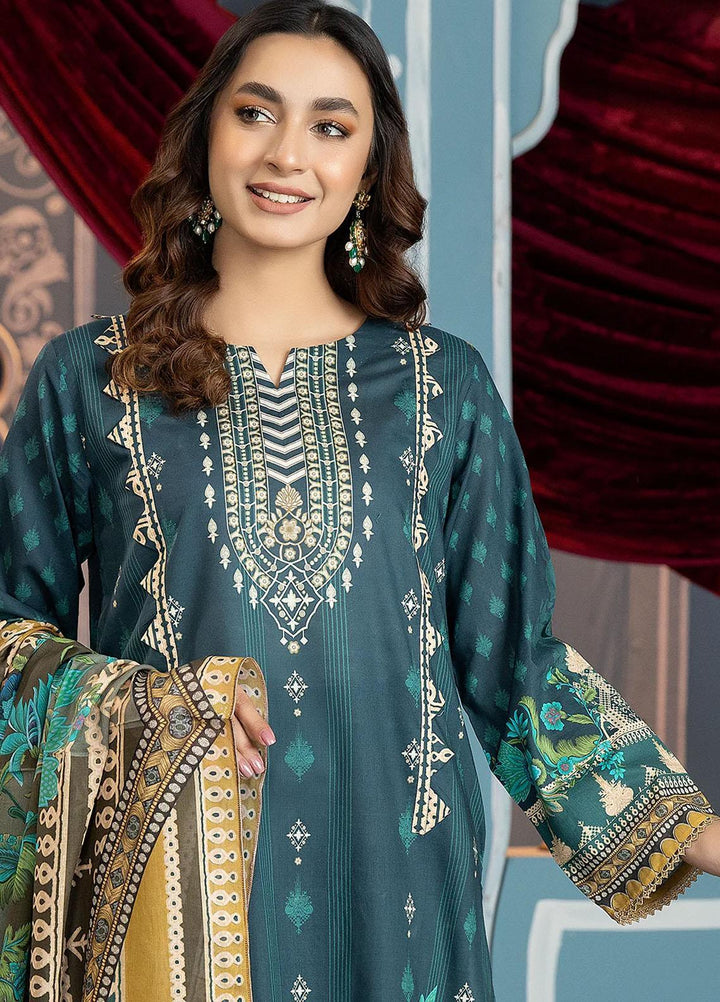 Safwa Printed Lawn Suits Unstitched 3 Piece SW23SP SSP-11 - Summer Collection