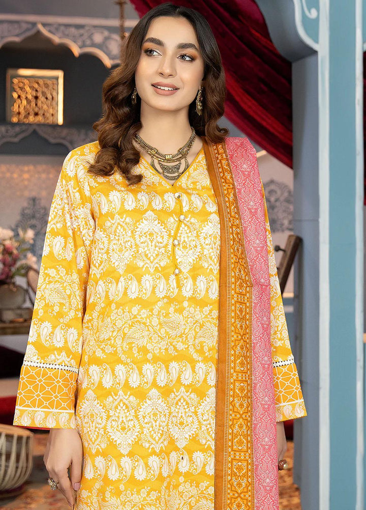 Safwa Printed Lawn Suits Unstitched 3 Piece SW23SP SSP-12 - Summer Collection