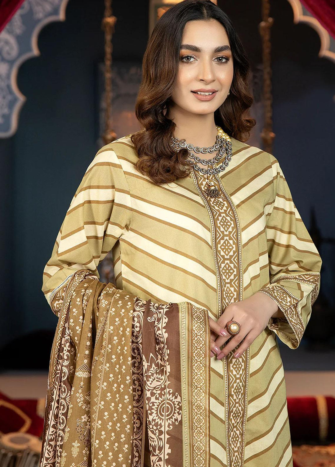 Safwa Printed Lawn Suits Unstitched 3 Piece SW23SP SSP-14 - Summer Collection