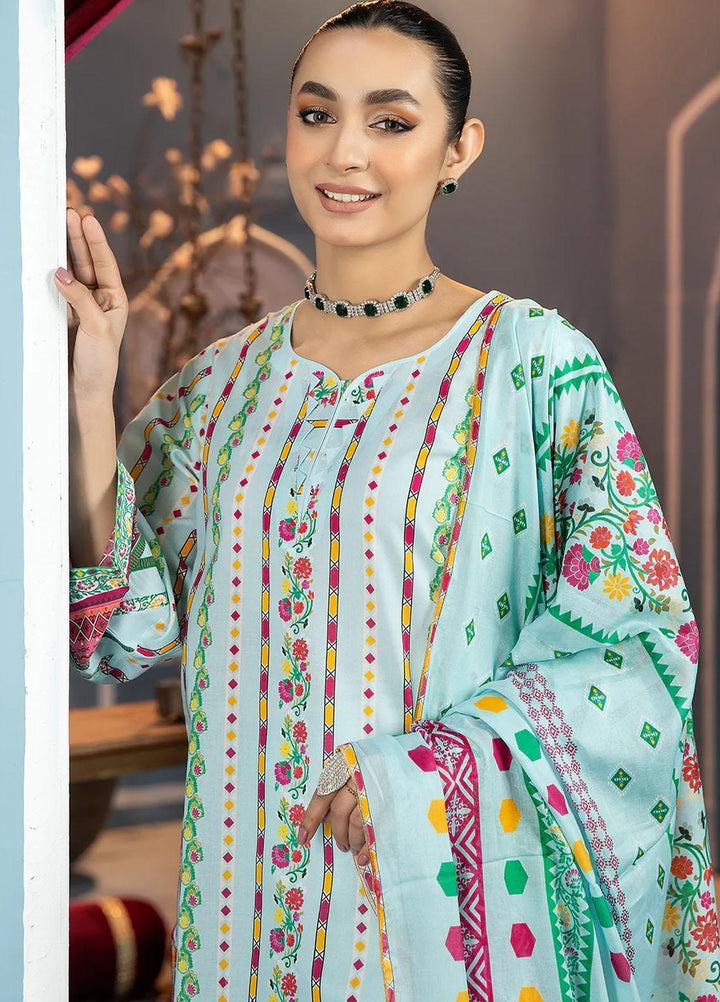 Safwa Printed Lawn Suits Unstitched 3 Piece SW23SP SSP-17 - Summer Collection