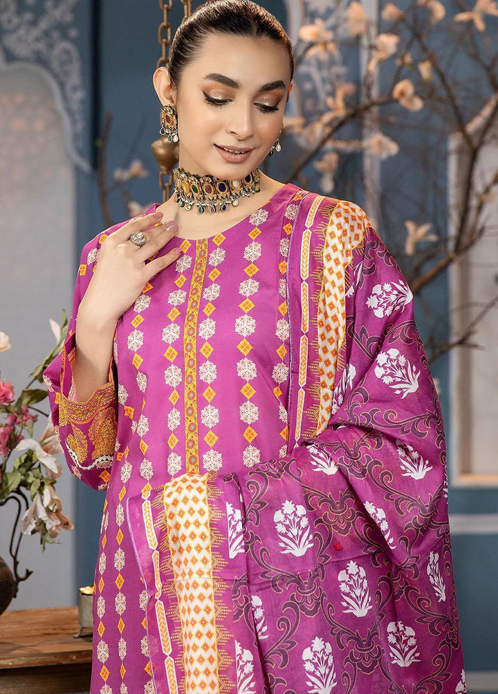 Safwa Printed Lawn Suits Unstitched 3 Piece SW23SP SSP-20 - Summer Collection