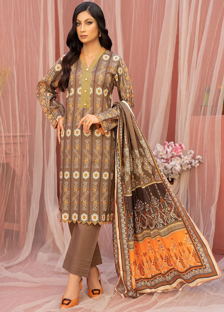 Safwa Printed Lawn Suits Unstitched 3 Piece SW23SP SSP-22 - Summer Collection