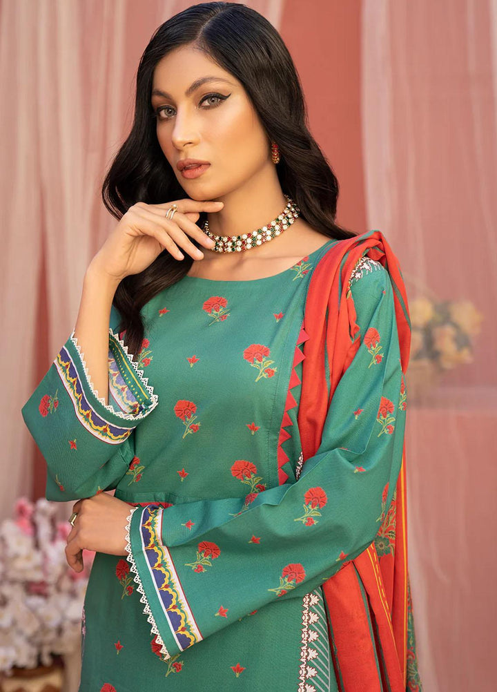 Safwa Printed Lawn Suits Unstitched 3 Piece SW23SP SSP-24 - Summer Collection