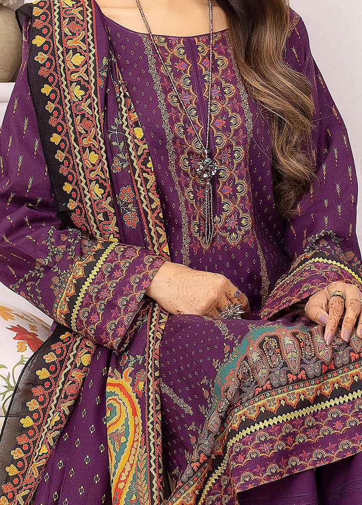 Safwa Printed Lawn Suits Unstitched 3 Piece SW23SP-V4 SSP-34 - Summer Collection