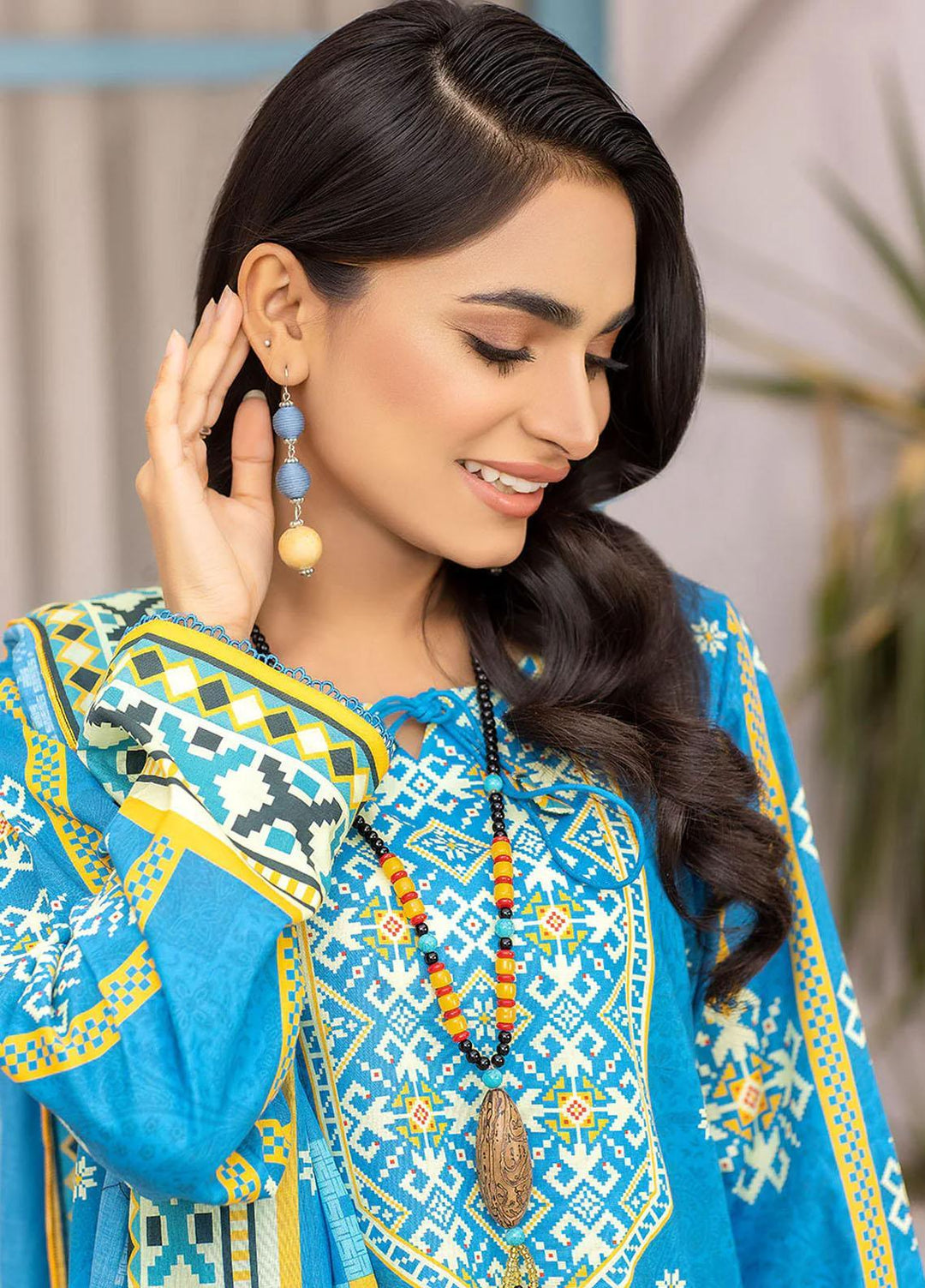 Safwa Printed Lawn Suits Unstitched 3 Piece SW23SP-V4 SSP-35 - Summer Collection