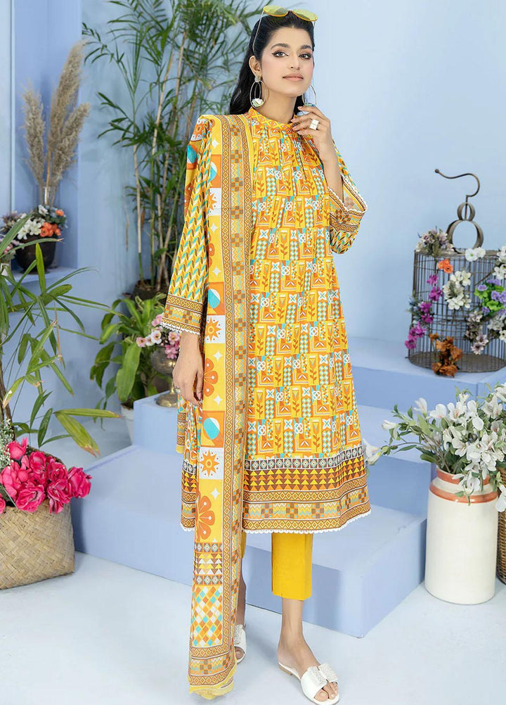 Safwa Printed Lawn Suits Unstitched 3 Piece SW23SP-V5 SSP-49 - Summer Collection