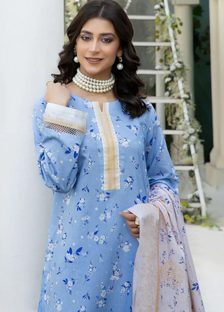 Safwa Printed Viscose Suits Unstitched 3 Piece SW23TD TSC-01 - Winter Collection