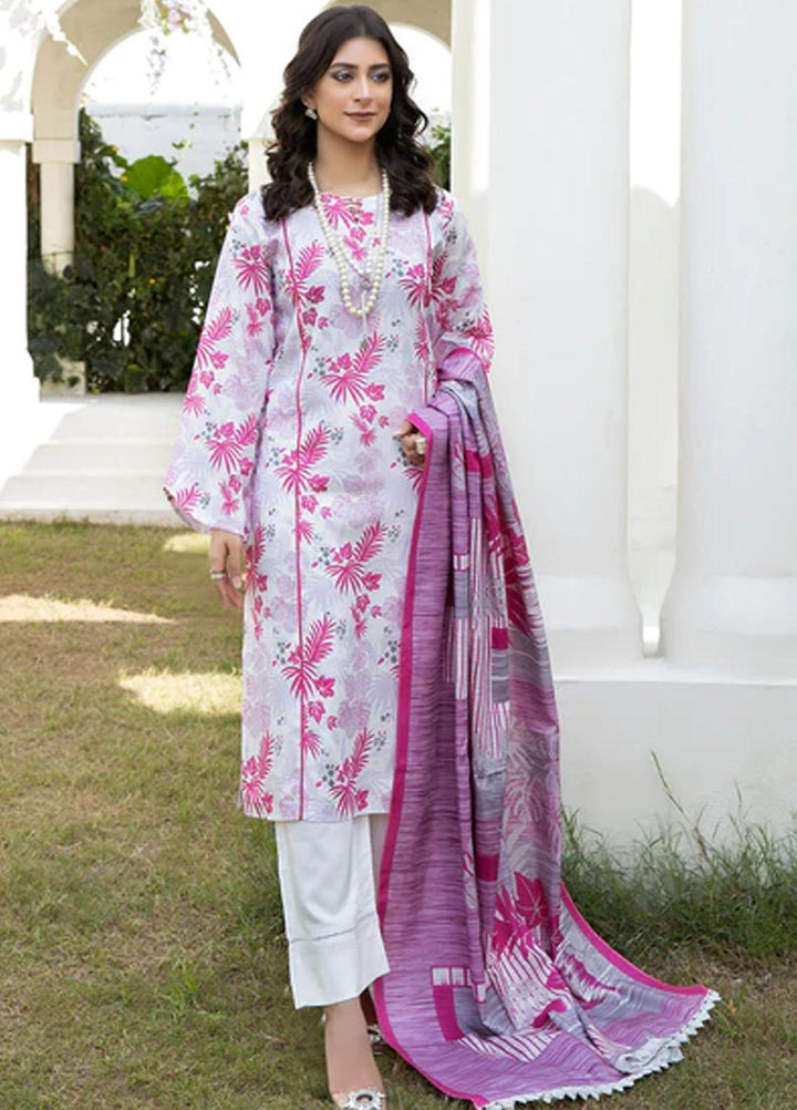 Safwa Printed Viscose Suits Unstitched 3 Piece SW23TD TSC-02 - Winter Collection