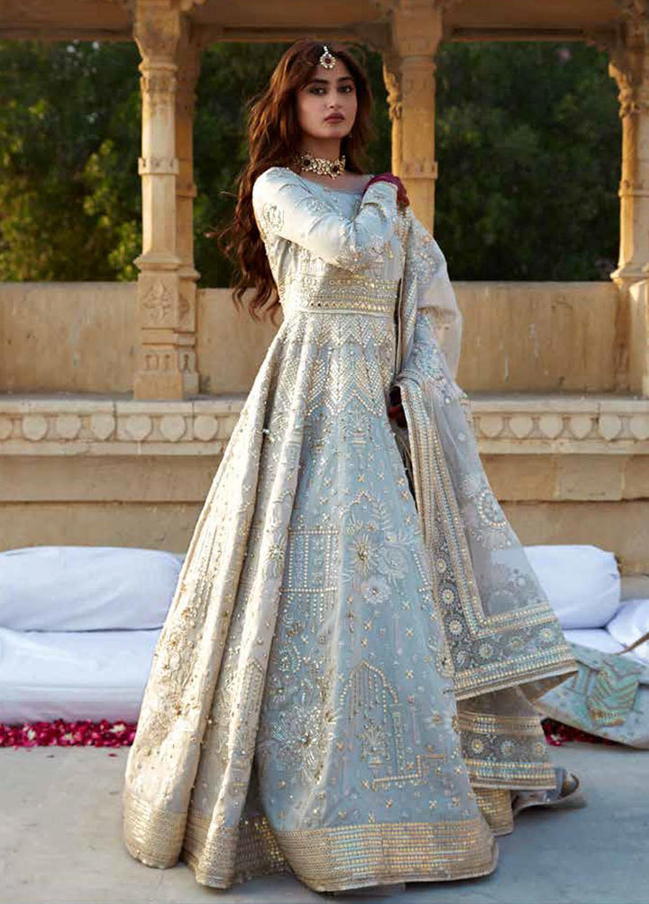 Sagar Kinaray By MNR Embroidered  Suits Unstitched 3 Piece MNR23SK ZWU23-19 MAHWARI - Wedding Collection