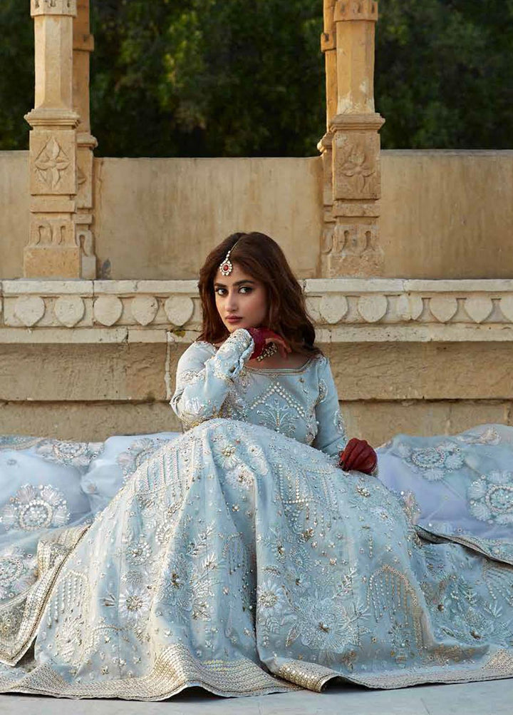 Sagar Kinaray By MNR Embroidered  Suits Unstitched 3 Piece MNR23SK ZWU23-19 MAHWARI - Wedding Collection