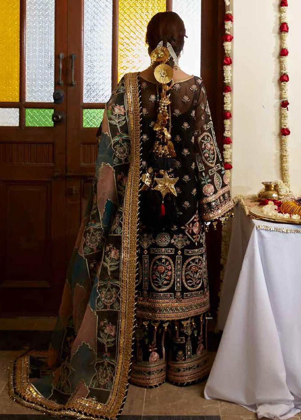 Sagar Kinaray By MNR Embroidered  Suits Unstitched 3 Piece MNR23SK ZWU23-22 BASGUL - Wedding Collection