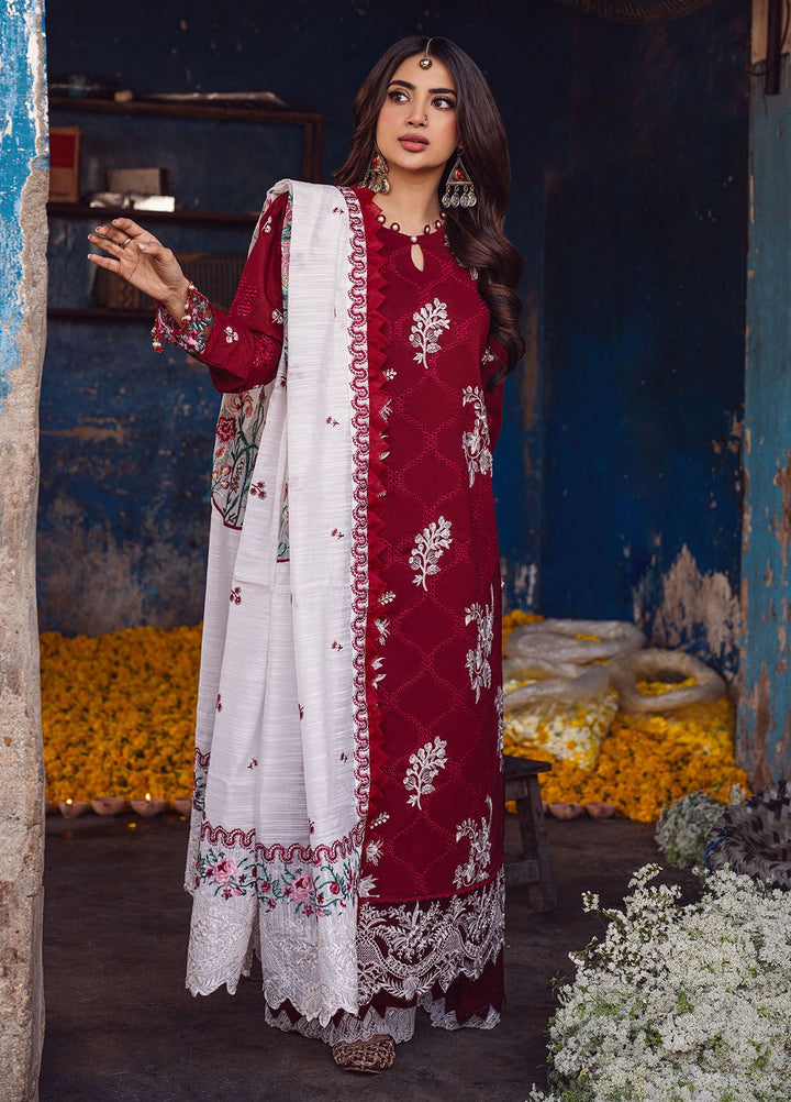 Sahakari by Sahane Embroidered Lawn Suits Unstitched 3 Piece SNE24SK CT-10001 Gulaab - Summer Collection