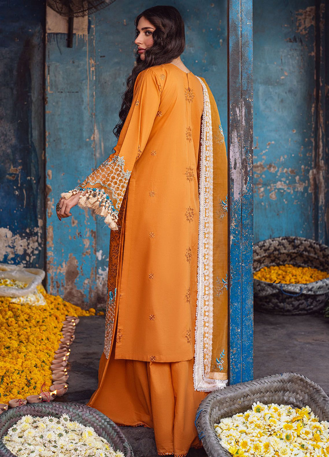 Sahakari by Sahane Embroidered Lawn Suits Unstitched 3 Piece SNE24SK CT-10002 Mashal - Summer Collection
