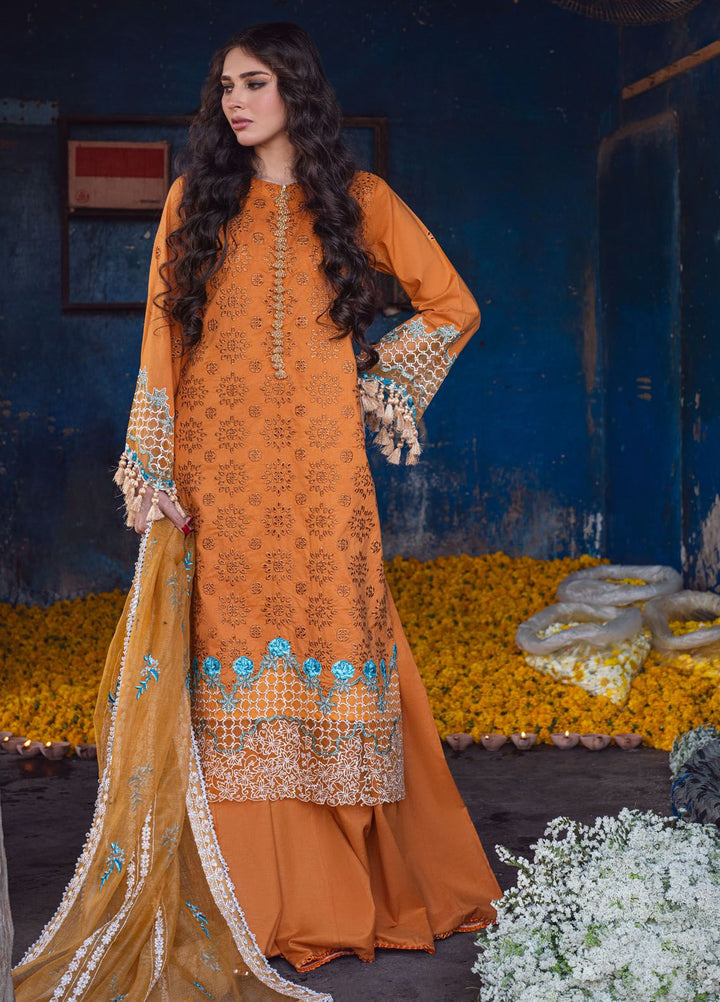 Sahakari by Sahane Embroidered Lawn Suits Unstitched 3 Piece SNE24SK CT-10002 Mashal - Summer Collection