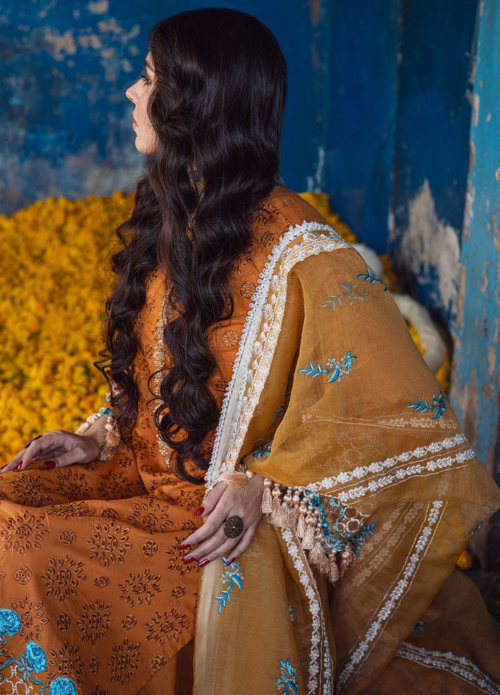 Sahakari by Sahane Embroidered Lawn Suits Unstitched 3 Piece SNE24SK CT-10002 Mashal - Summer Collection