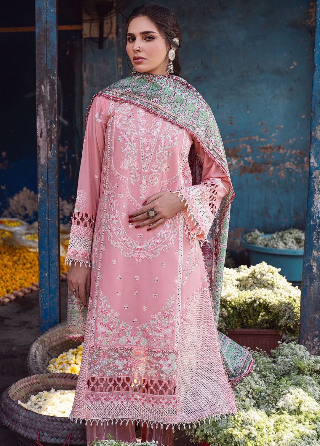 Sahakari by Sahane Embroidered Lawn Suits Unstitched 3 Piece SNE24SK CT-10004 Mohini - Summer Collection