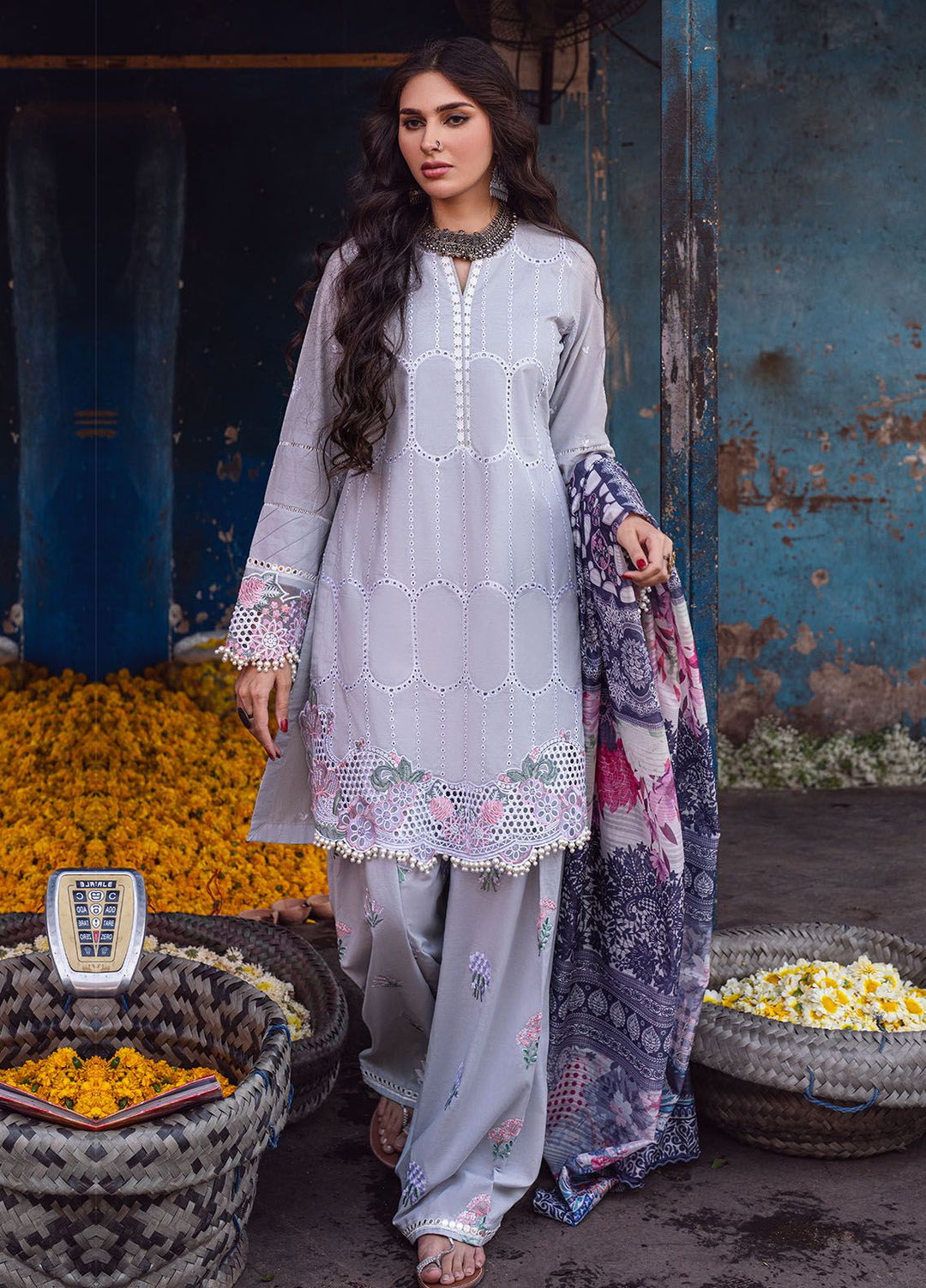Sahakari by Sahane Embroidered Lawn Suits Unstitched 3 Piece SNE24SK CT-10007 Dastaan - Summer Collection