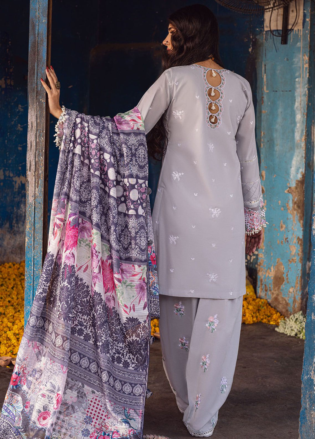 Sahakari by Sahane Embroidered Lawn Suits Unstitched 3 Piece SNE24SK CT-10007 Dastaan - Summer Collection