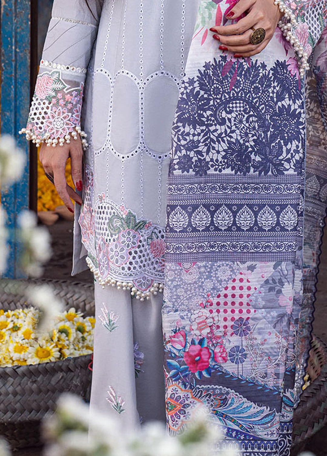 Sahakari by Sahane Embroidered Lawn Suits Unstitched 3 Piece SNE24SK CT-10007 Dastaan - Summer Collection