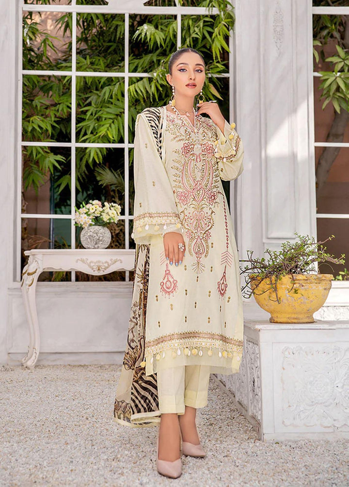 Sahane By LALA Textiles Embroidered Lawn Suits Unstitched 3 Piece LT22S Elaheh - Summer Collection