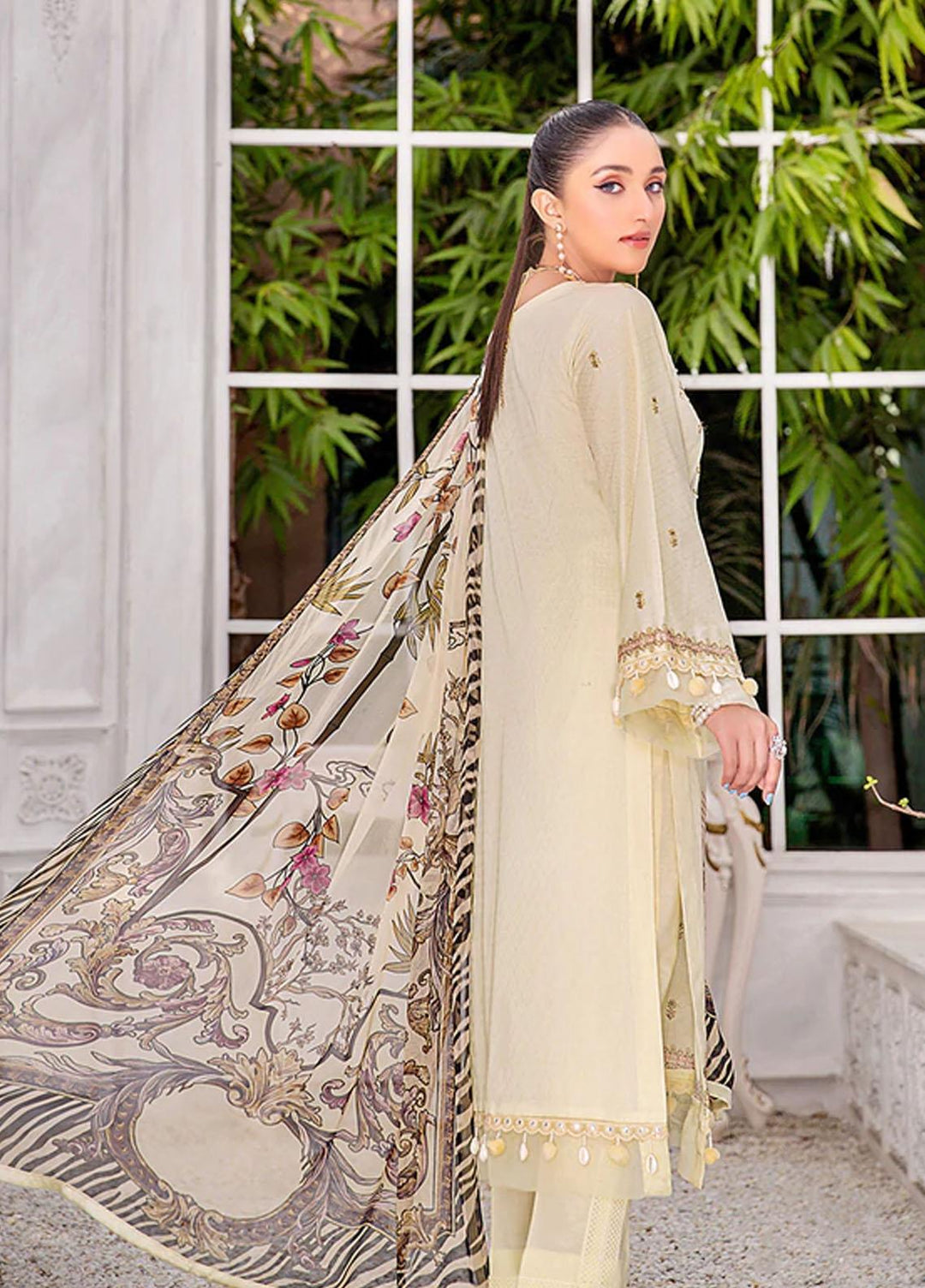 Sahane By LALA Textiles Embroidered Lawn Suits Unstitched 3 Piece LT22S Elaheh - Summer Collection