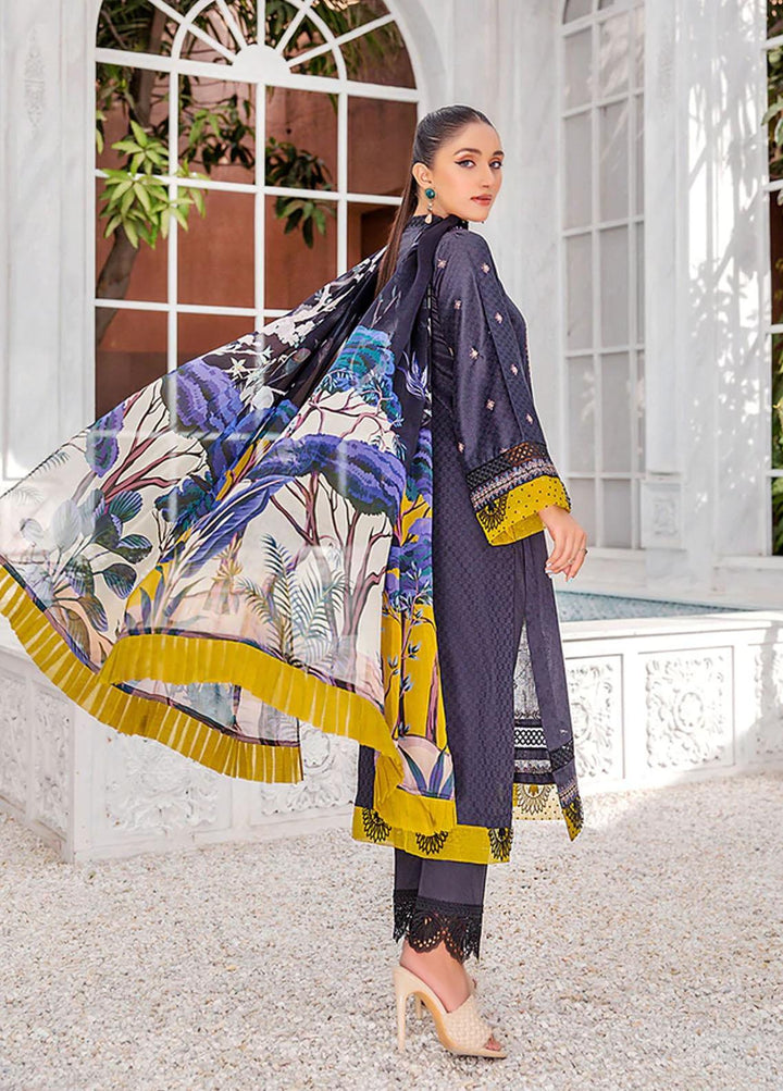 Sahane By LALA Textiles Embroidered Lawn Suits Unstitched 3 Piece LT22S Ezra - Summer Collection