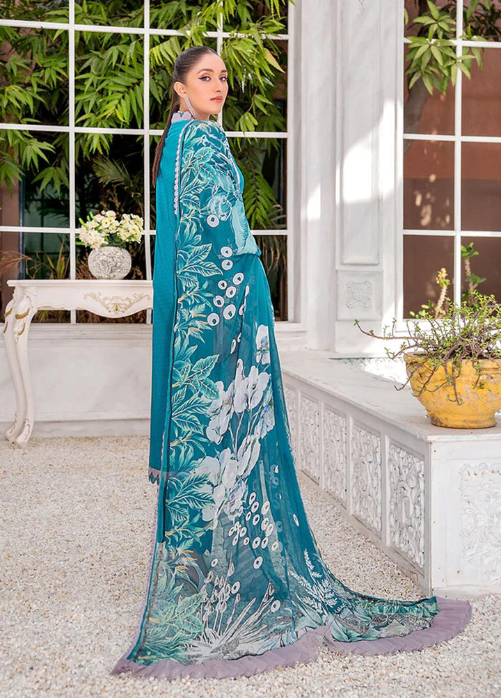 Sahane By LALA Textiles Embroidered Lawn Suits Unstitched 3 Piece LT22S Feroza - Summer Collection