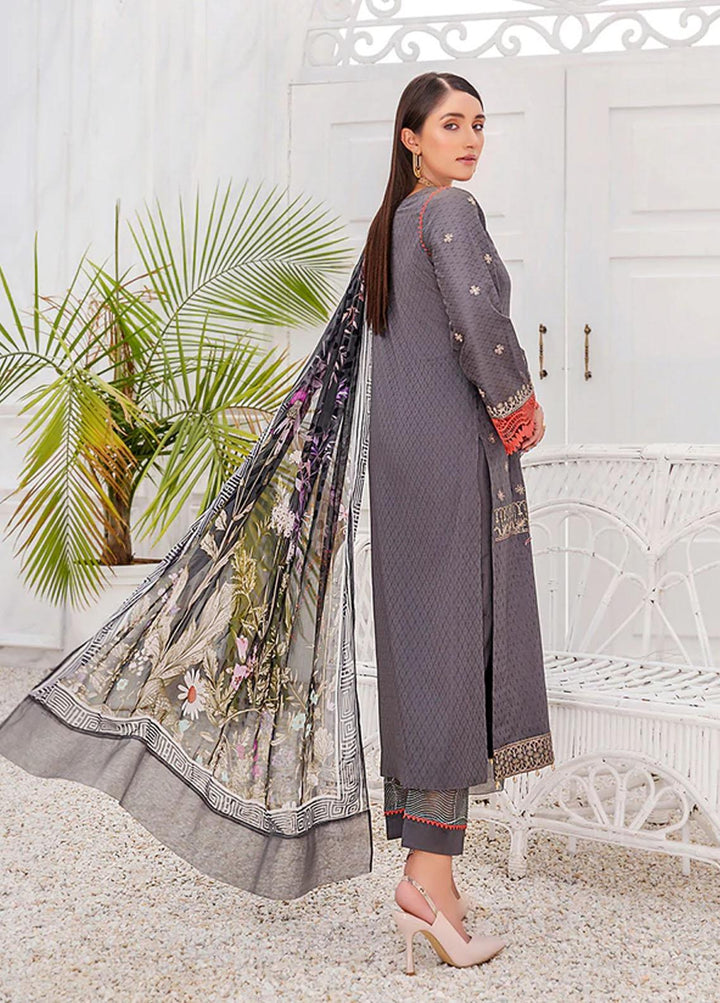 Sahane By LALA Textiles Embroidered Lawn Suits Unstitched 3 Piece LT22S Niran - Summer Collection
