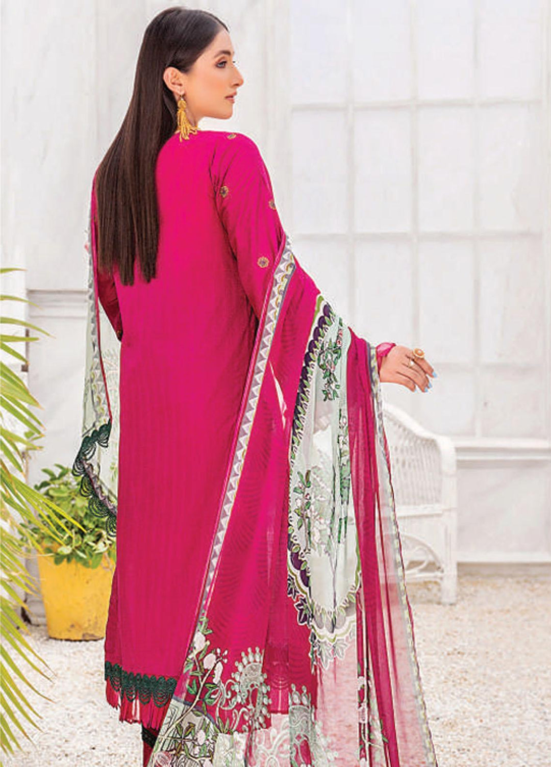 Sahane By LALA Textiles Embroidered Lawn Suits Unstitched 3 Piece LT22S Safiya - Summer Collection